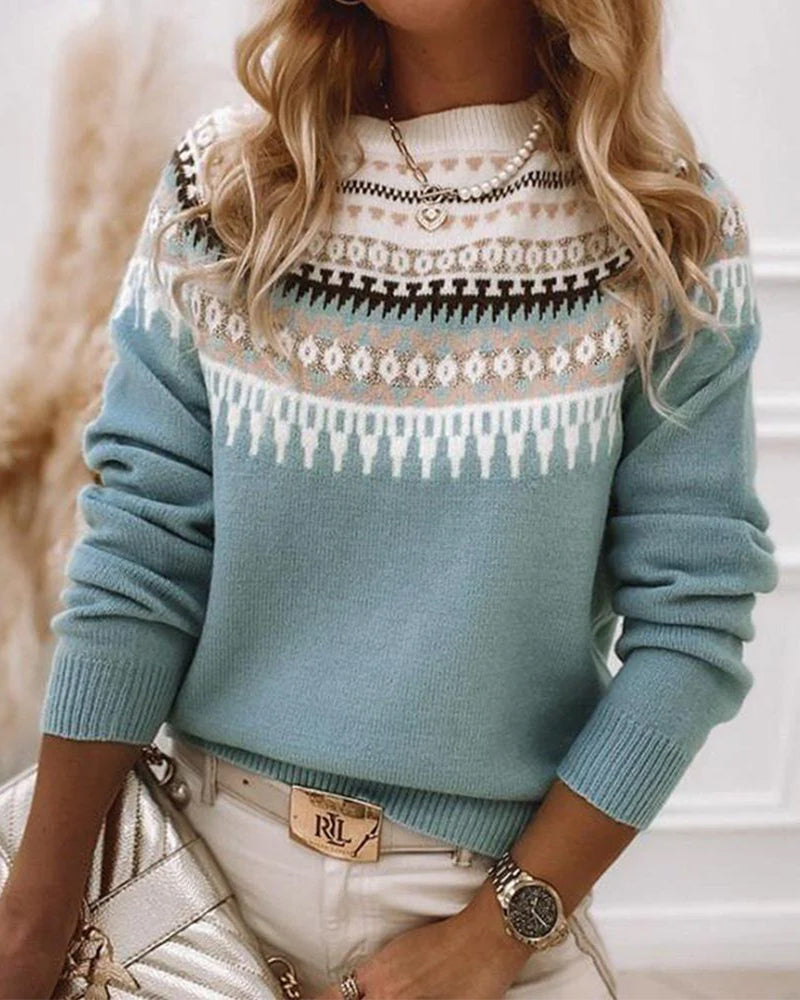 Avery Fair Isle Knit Sweater