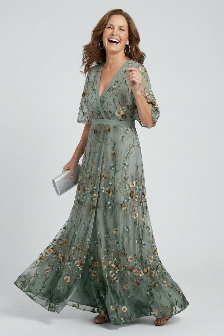 Selora Halter Maxi Dress