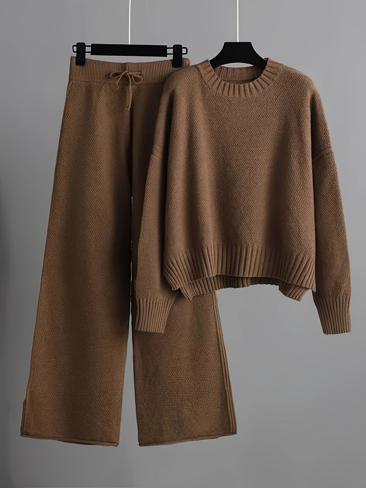 Emily Cozy Knit Two-Piece Set