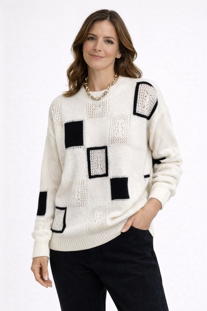 Lina Elegant Knit Sweater