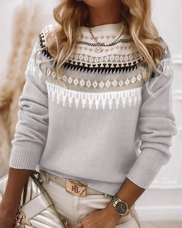 Avery Fair Isle Knit Sweater
