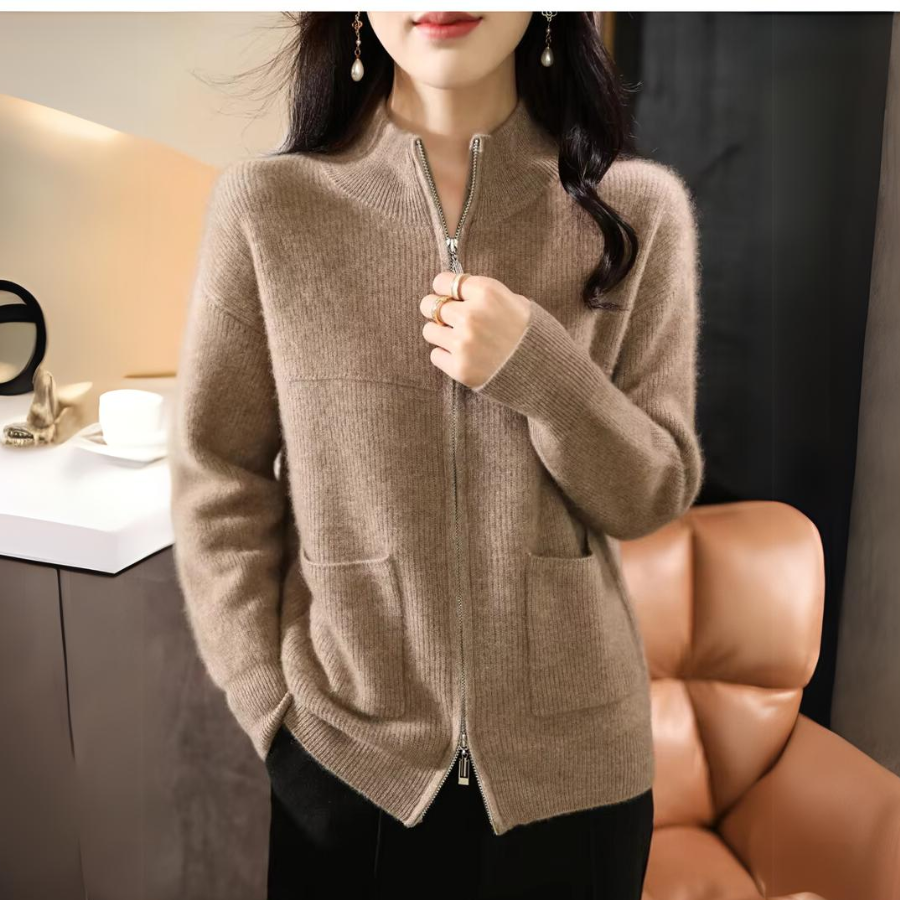 Catherine Merino Zip Up
