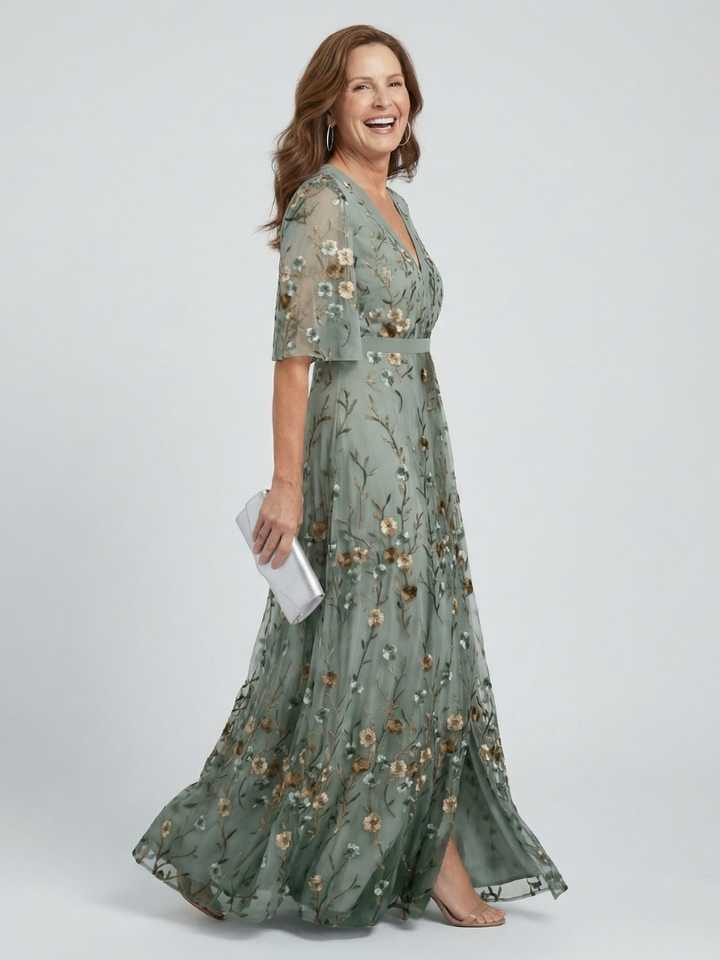Selora Halter Maxi Dress