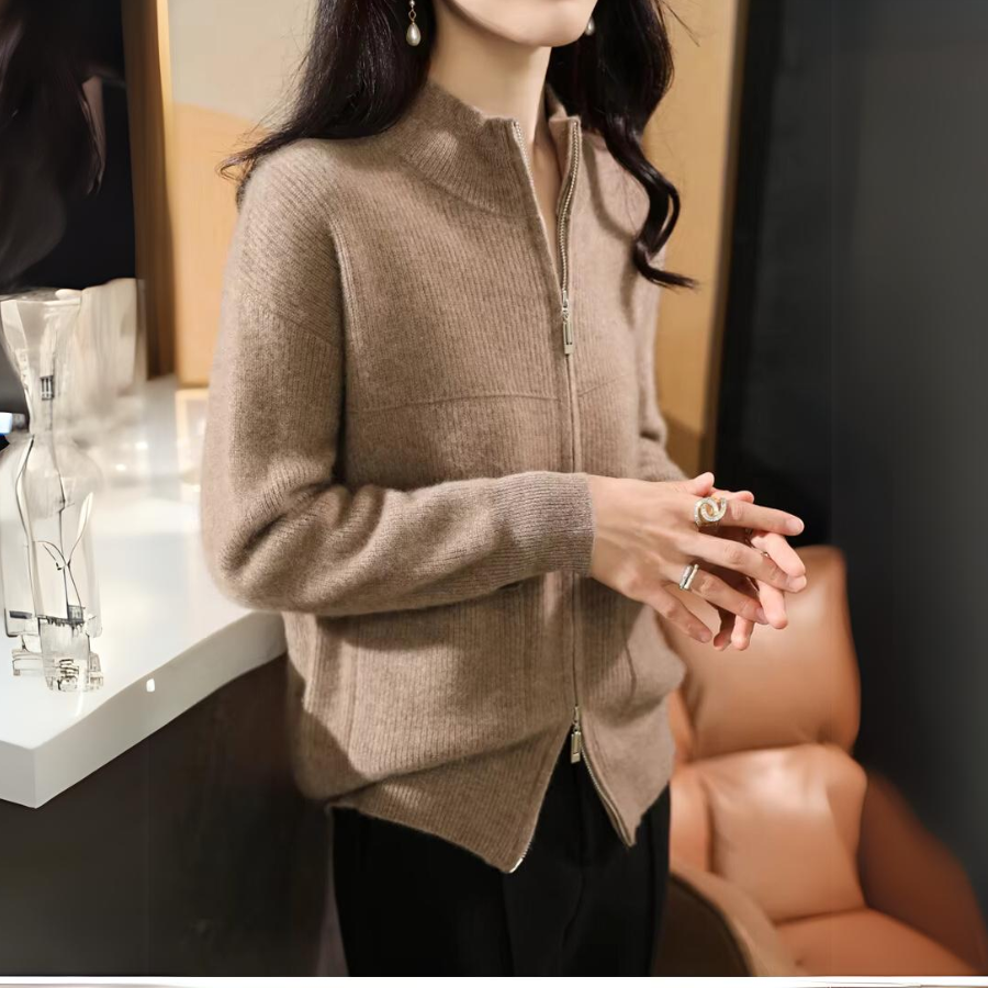 Catherine Merino Zip Up
