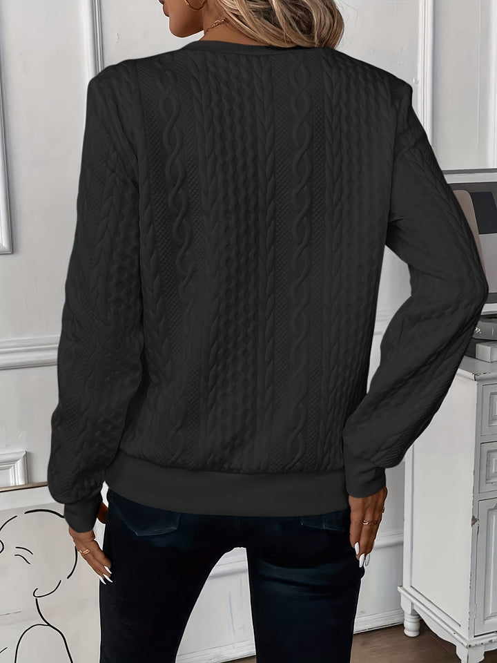 Emma Elegant Quarter-Zip Sweater
