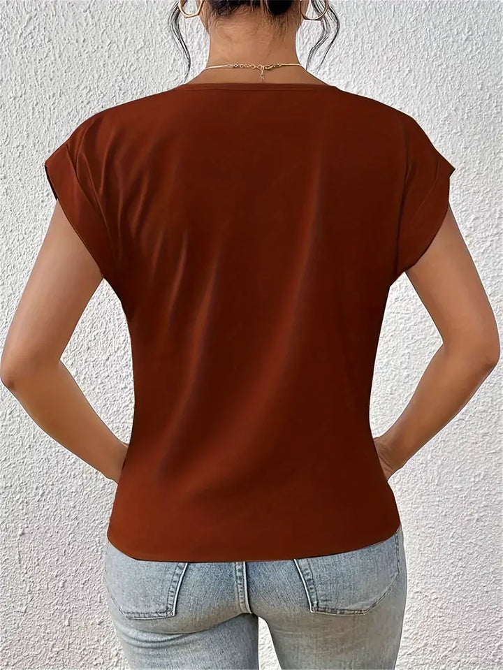 Belle The Stylish V-Neck Top