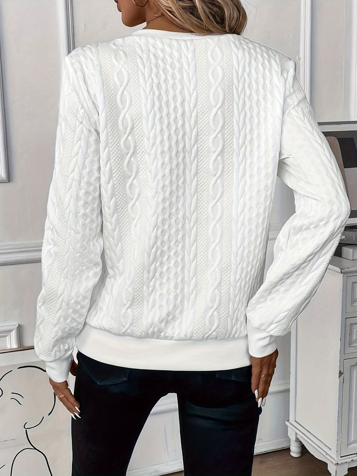 Emma Elegant Quarter-Zip Sweater