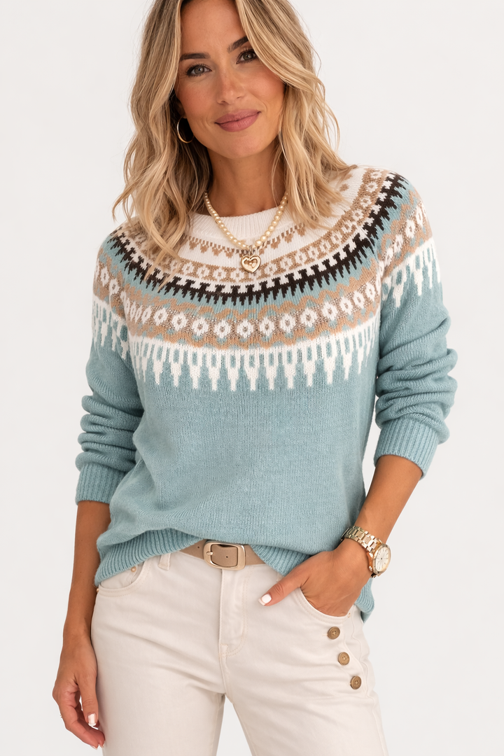 Avery Fair Isle Knit Sweater