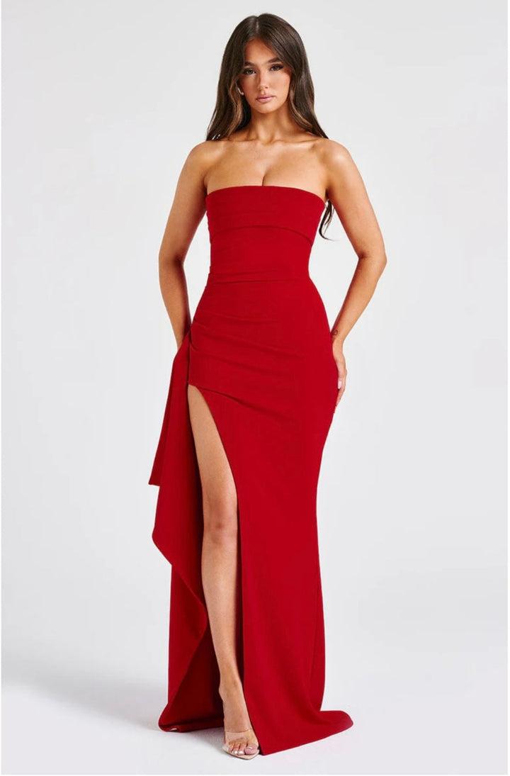 Eleanor maxi slit dress