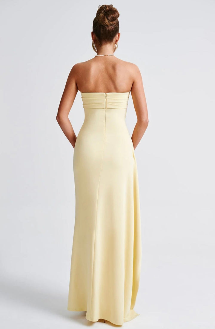 Eleanor maxi slit dress