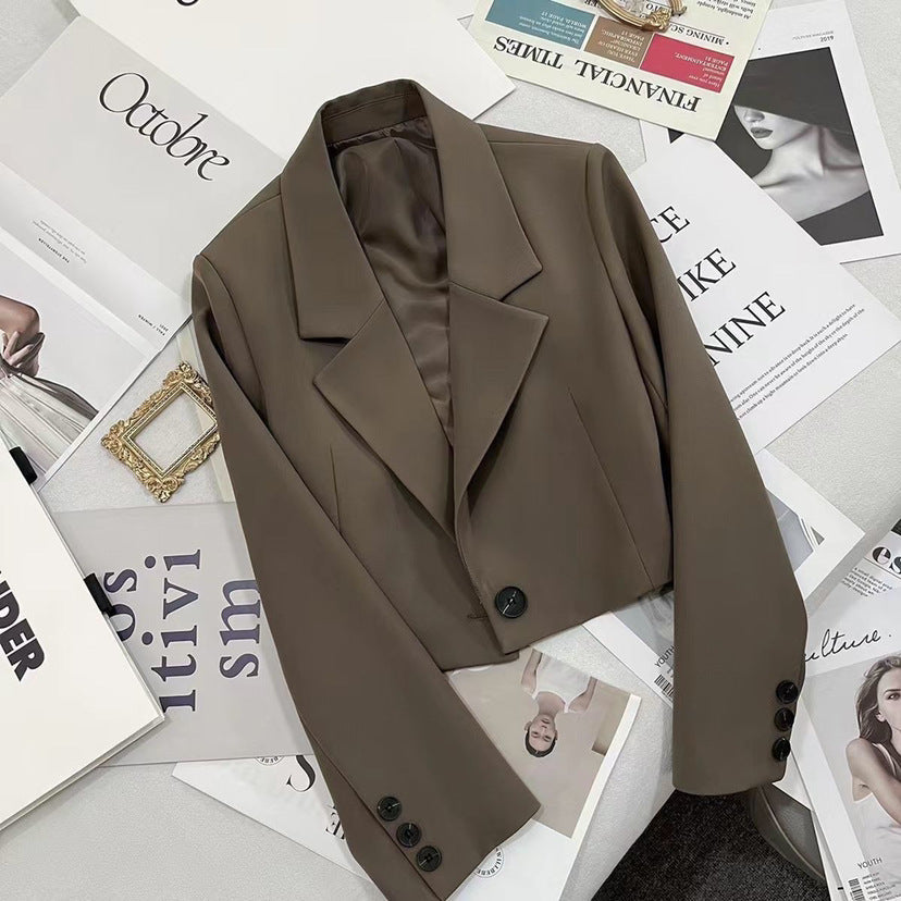 Coralie Sophisticated Cropped Blazer