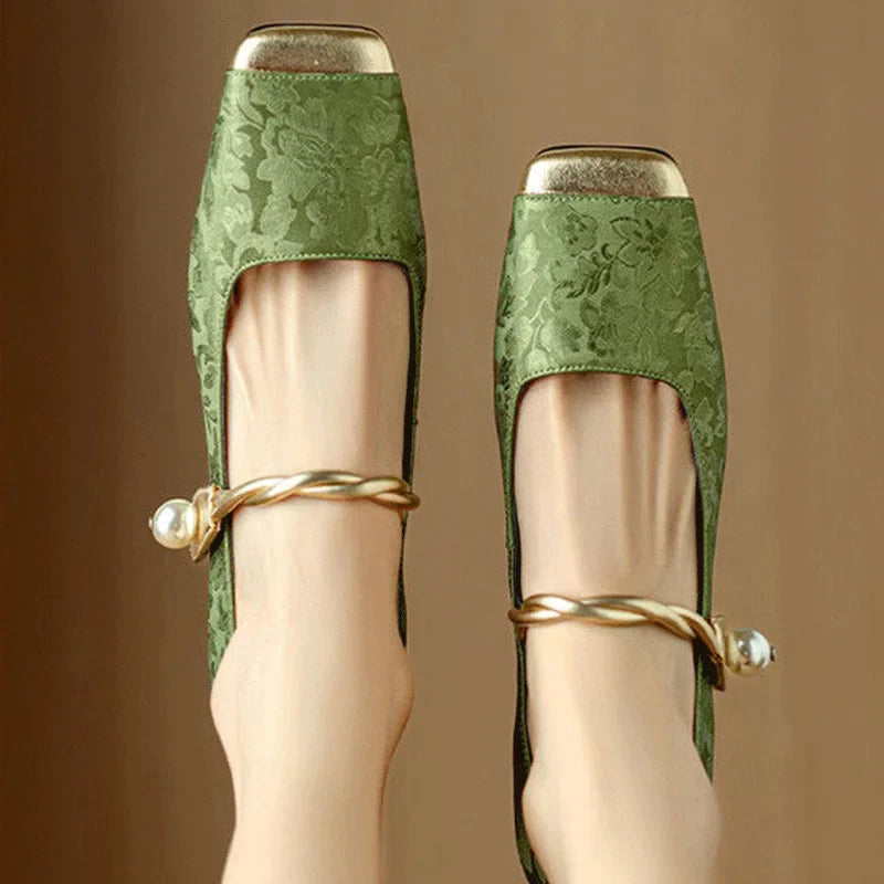 Elara Embossed Heels