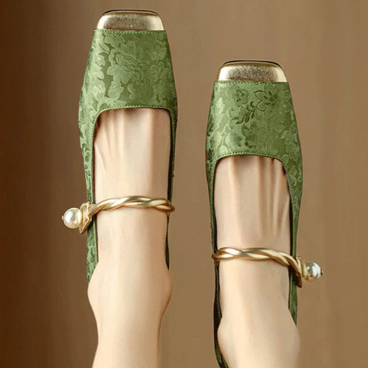 Elara Embossed Heels