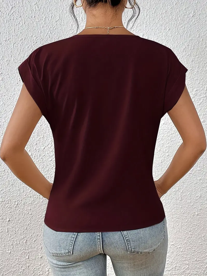 Belle The Stylish V-Neck Top