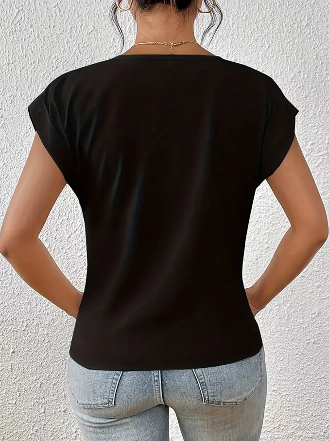 Belle The Stylish V-Neck Top