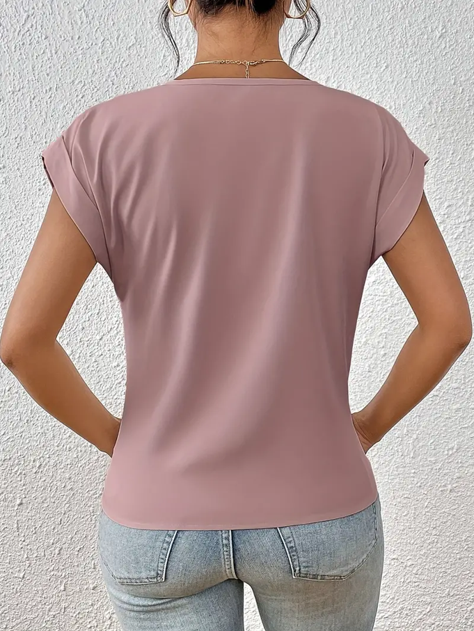 Belle The Stylish V-Neck Top
