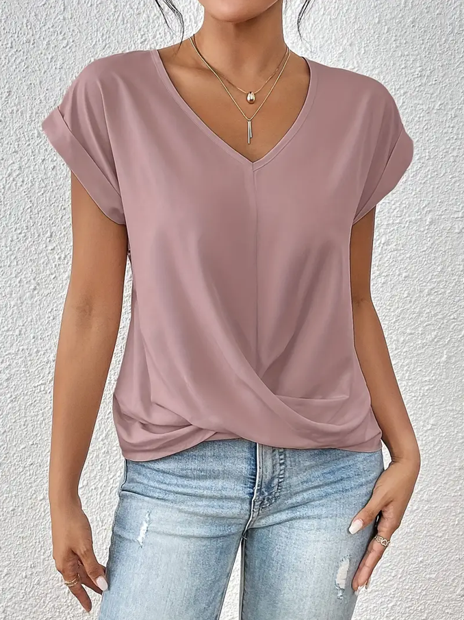 Belle The Stylish V-Neck Top