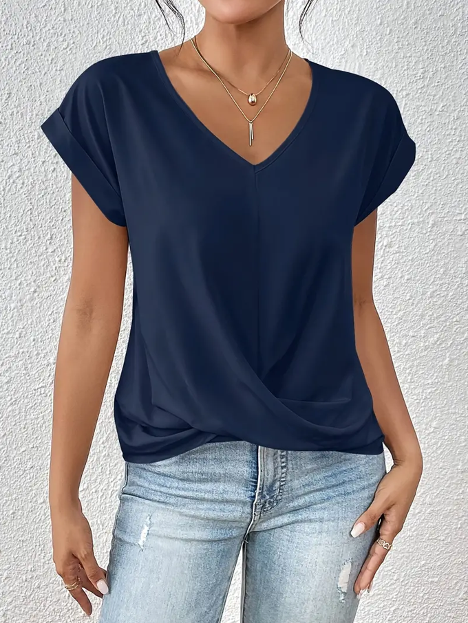 Belle The Stylish V-Neck Top
