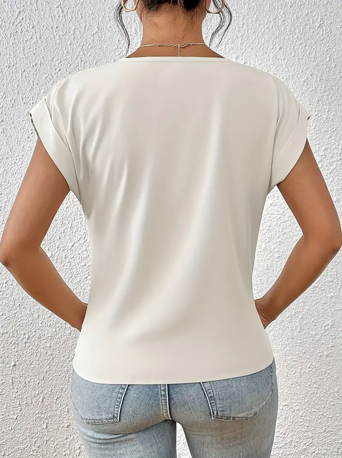 Belle The Stylish V-Neck Top