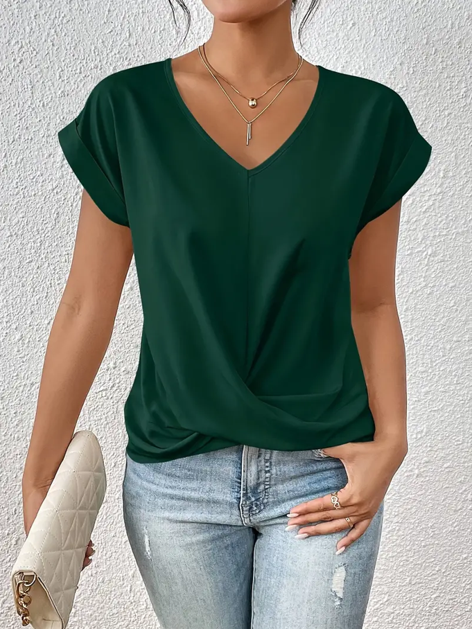 Belle The Stylish V-Neck Top