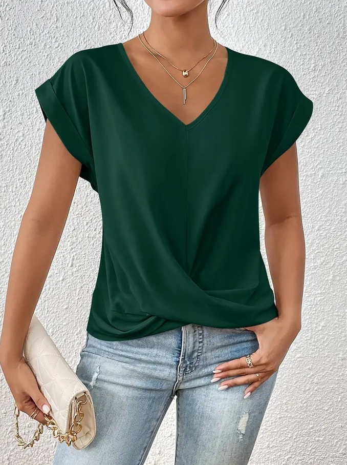Belle The Stylish V-Neck Top