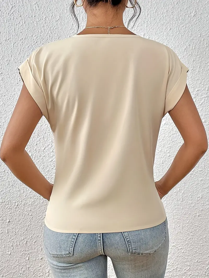 Belle The Stylish V-Neck Top