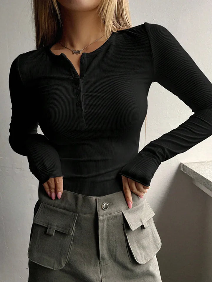 Luxe Rib Henley