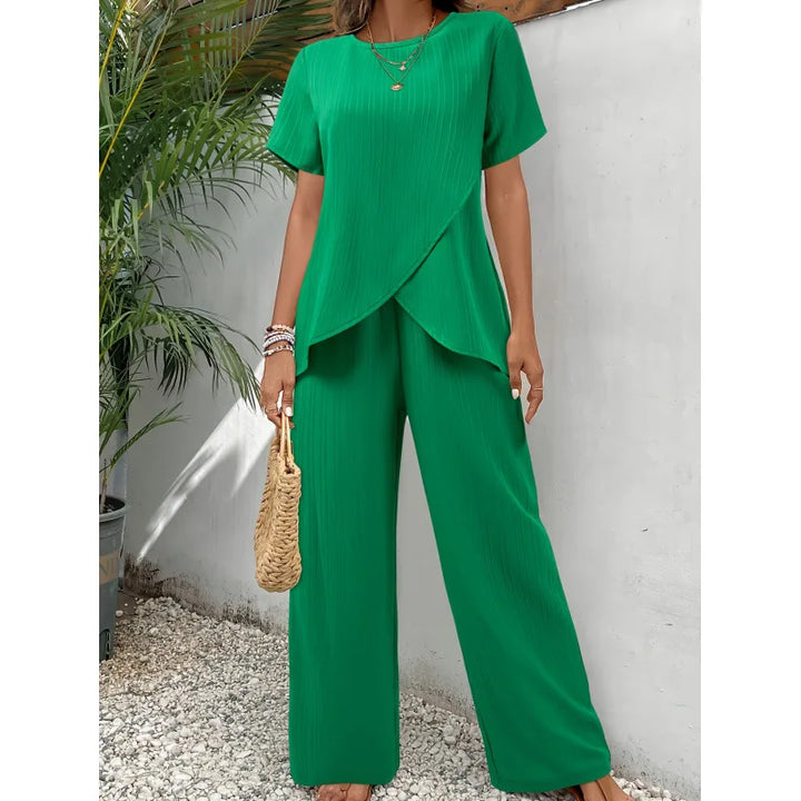 Lorrina Elegant Soft Two-Piece Set