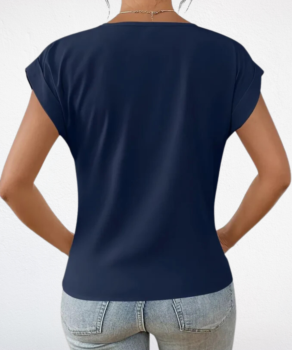 Belle The Stylish V-Neck Top