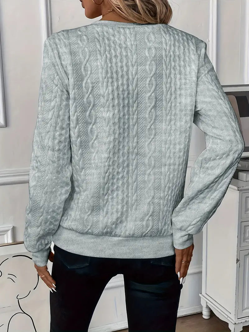 Emma Elegant Quarter-Zip Sweater