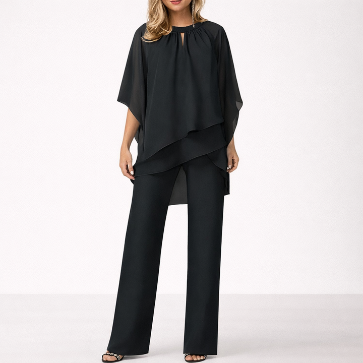 Aria Asymmetrical Two-Piece Set