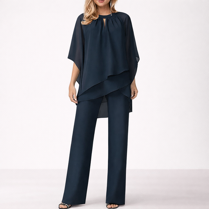 Aria Asymmetrical Two-Piece Set