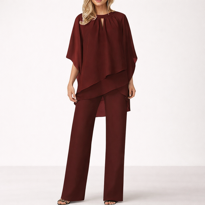 Aria Asymmetrical Two-Piece Set