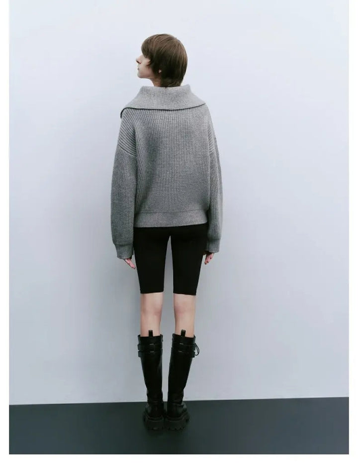 Elodie Comfy Half-Zip Sweater