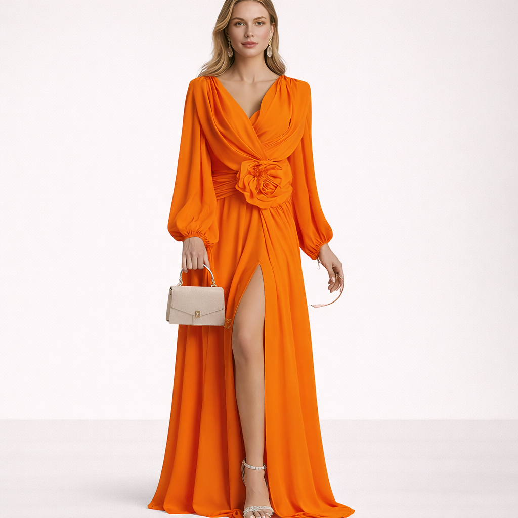 Elena Chiffon Dress