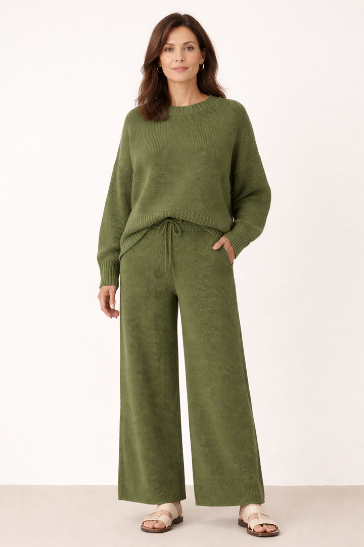 Emily Cozy Knit Two-Piece Set
