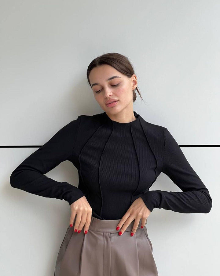 Rose Basic Long Sleeve Top