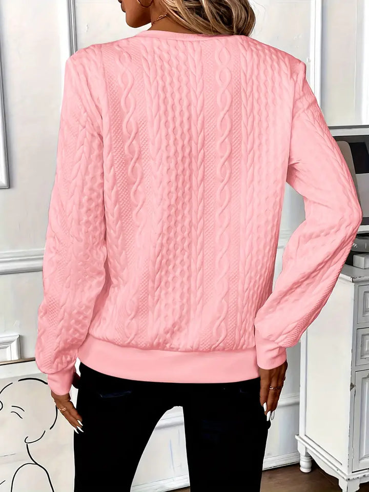 Emma Elegant Quarter-Zip Sweater