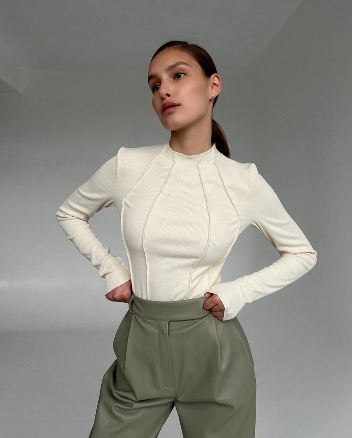 Rose Basic Long Sleeve Top